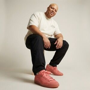 Puma Suede Classic XXI Casual Lifestyle Low Top Sneakers Salmon Rose Mens 10.5